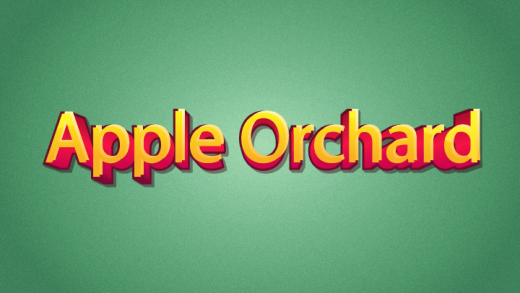 Apple Orchard Game Typing Letters