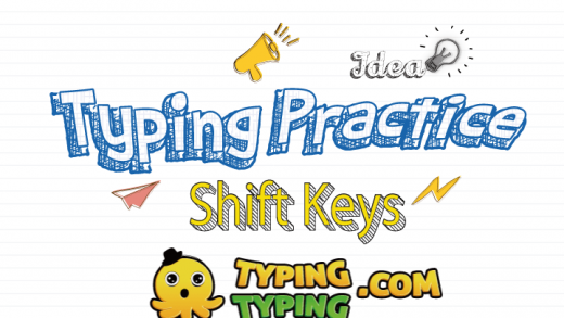 Typing Practice: Shift Keys