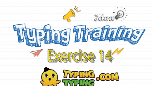 Typing Training: Exercise 14