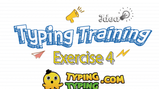 Typing Training: Exercise 4