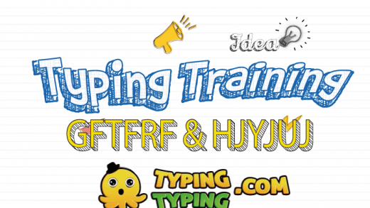Typing Training: GFTFRF and HJYJUJ Keys